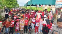 Meriahkan HUT RI, Seribuan Warga Ikuti Jalan Santai Gampong Baharu Blangpidie Abdya