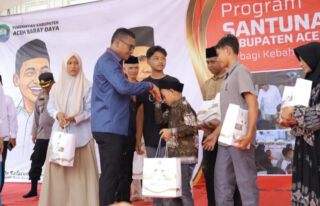 Pemkab Abdya Santuni 1.604 Anak Yatim, Bupati Safaruddin Minta Pejabat Jadi Ayah Asuh