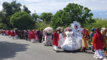 Pelajar dari 5 Sekolah di Lamtamot Meriahkan Pawai Karnaval HUT ke-81 RI