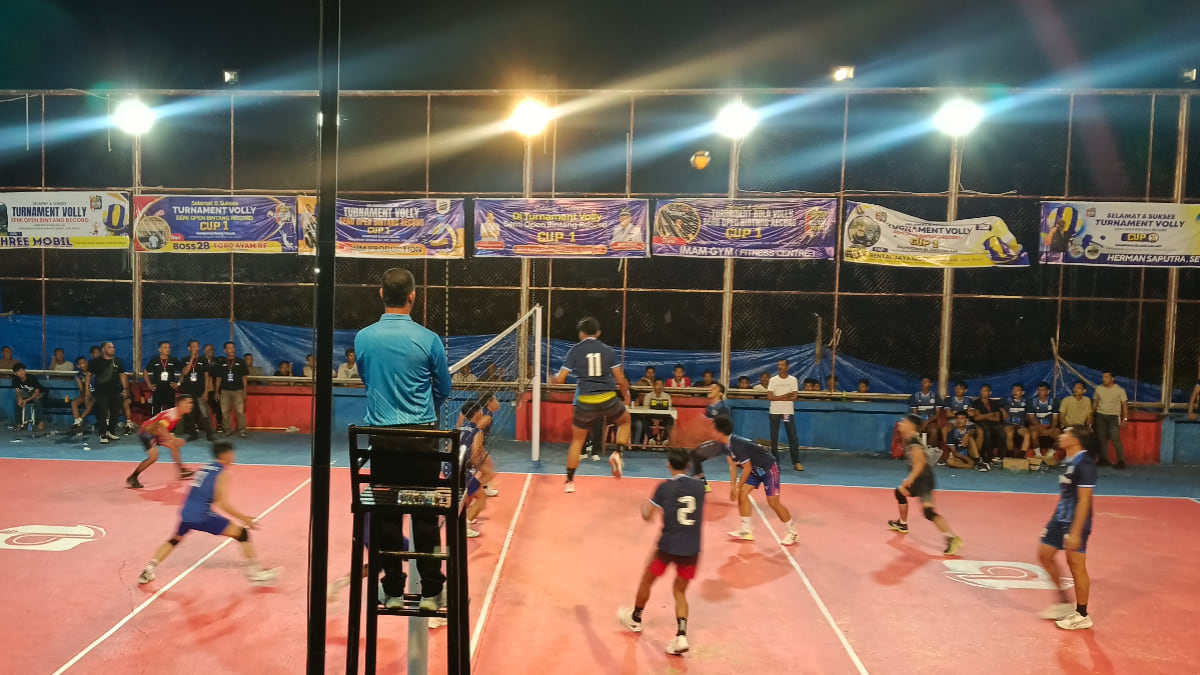 Perumdam Tirta Abdya Lolos ke Semifinal Turnamen Volly Bintang Record I