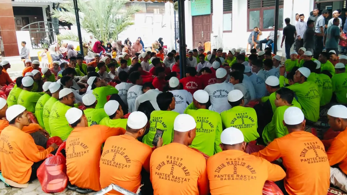 Grup Zikir Bungong Seulanga Semarakkan Peringatan Maulid Nabi di Kuta Tinggi Abdya