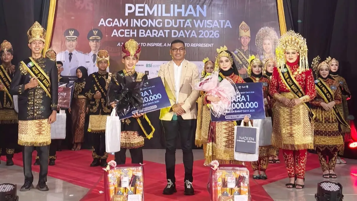 M. Fadhil dan Salwa Salsabila Resmi Terpilih Sebagai Duta Wisata Abdya 2026