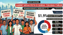 Hasil Survei Poltracking: 51,9% Publik Desak Prabowo Reshuffle Kabinet