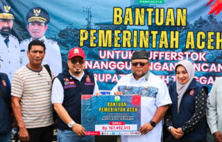 Pemintah Aceh Salurkan Bantuan Rp323,5 Juta untuk Korban Kebakaran di Aceh Tenggara