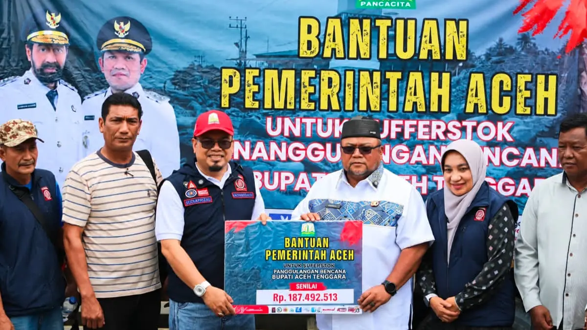 Pemintah Aceh Salurkan Bantuan Rp323,5 Juta untuk Korban Kebakaran di Aceh Tenggara