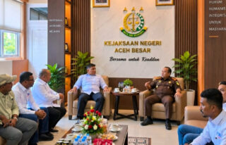 Kunker ke Kejari, SMSI Aceh Besar Siap Promosi Wisata Daerah