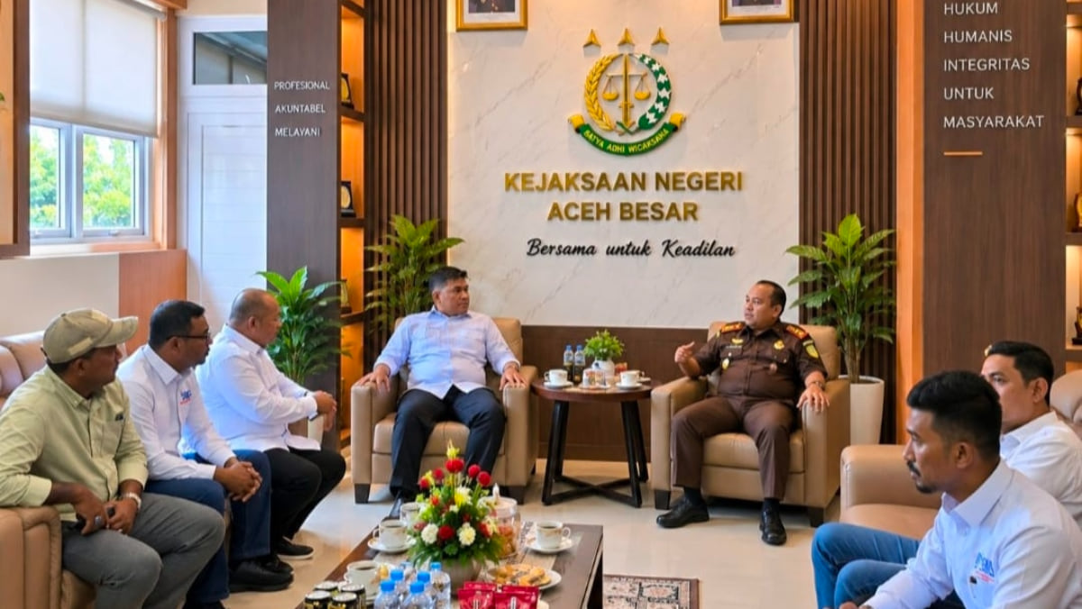 Kunker ke Kejari, SMSI Aceh Besar Siap Promosi Wisata Daerah