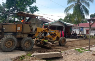 Jalan Lingkar Ujung Padang Abdya Akhirnya Diaspal di Era Bupati Safaruddin