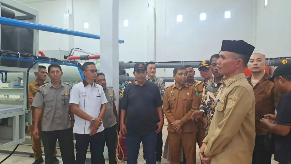 Pabrik Es Berkapasitas 30 Ton Resmi Beroperasi di PPI Ujung Serangga Abdya