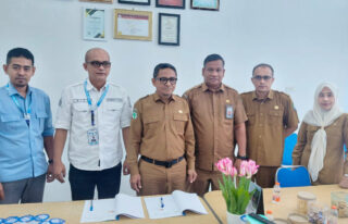 RSUD-TP dan Perumdam Tirta Abdya Teken MoU Suplai Air Bersih