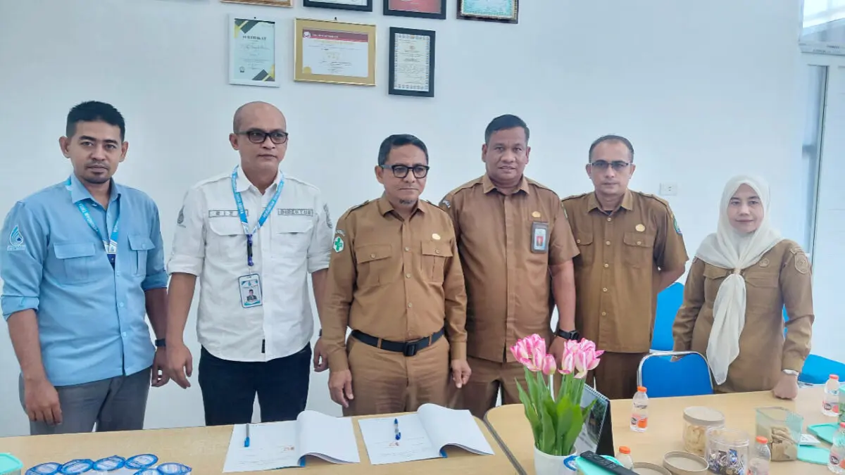 RSUD-TP dan Perumdam Tirta Abdya Teken MoU Suplai Air Bersih
