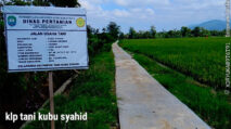 Jalan Usaha Tani APBN 2026 Tahap I di Abdya Rampung Dikerjakan