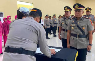 Rotasi Perwira Polresta Banda Aceh, Kabag Ops Beserta 3 Kasat dan 2 Kapolsek Berganti