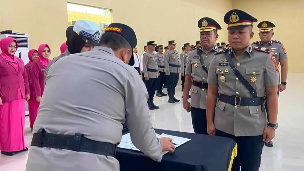 Rotasi Perwira Polresta Banda Aceh, Kabag Ops Beserta 3 Kasat dan 2 Kapolsek Berganti