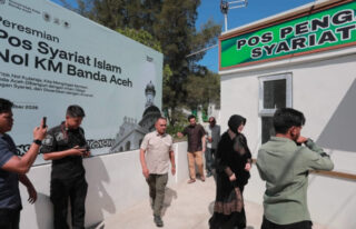 Pemko Banda Aceh Resmikan Dua Pos Pengawasan Syariat Islam 24 Jam