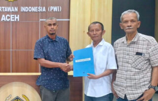 Muhammad Saman Resmi Daftar Bakal Calon Ketua PWI Aceh 2026-2031