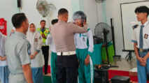 Cegah Balap Liar, Satlantas Polresta Banda Aceh Edukasi Pelajar SMAN 7