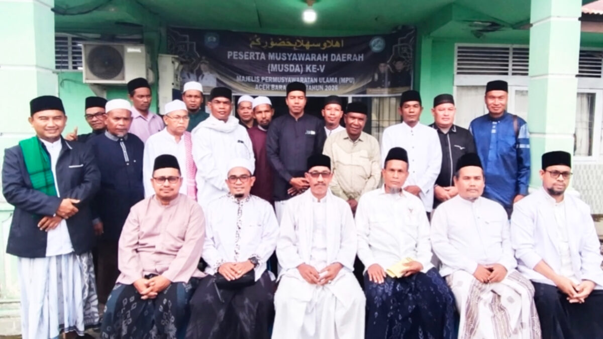 Abah Mansur Terpilih Aklamasi Pimpin MPU Abdya Periode 2026–2031