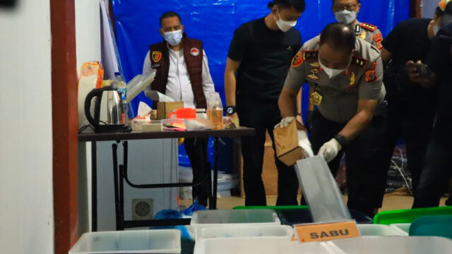 Lab Narkoba Internasional di Pidie Digerebek, Polisi Sita 1,2 Ton Sabu Cair Siap Edar