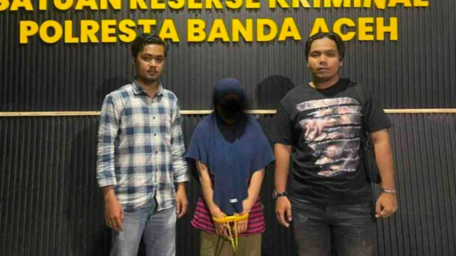 Gasak Emas Majikan 12 Mayam, Asisten Rumah Tangga di Banda Aceh Dibekuk Polisi