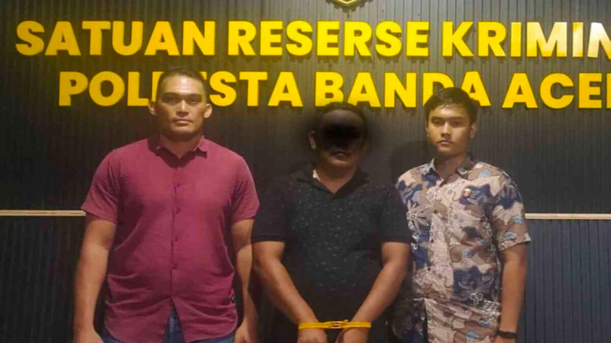 Gadai Motor Mahasiswi Berulang Kali, Pria Banda Aceh Berakhir di Jeruji Besi